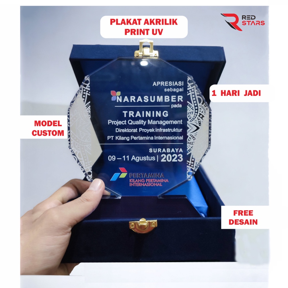 

Diskon Plakat Akrilik / Plakat Wisuda / Plakat Magang / Vandel Print UV VKD