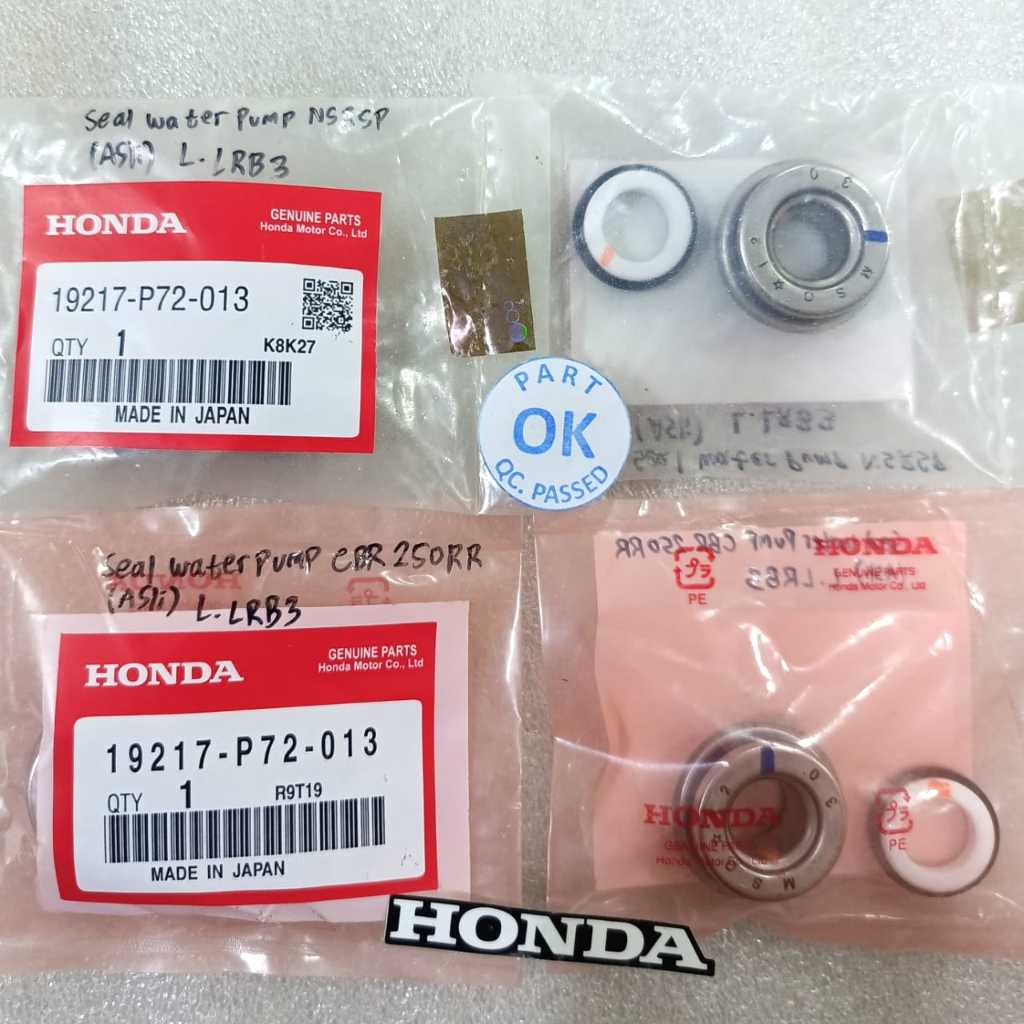 19217 P72 013 Seal Mechanical Water Pump Radiator Seal Sil Water Pump WTP CBR 250RR NSR SP NOVA DASH