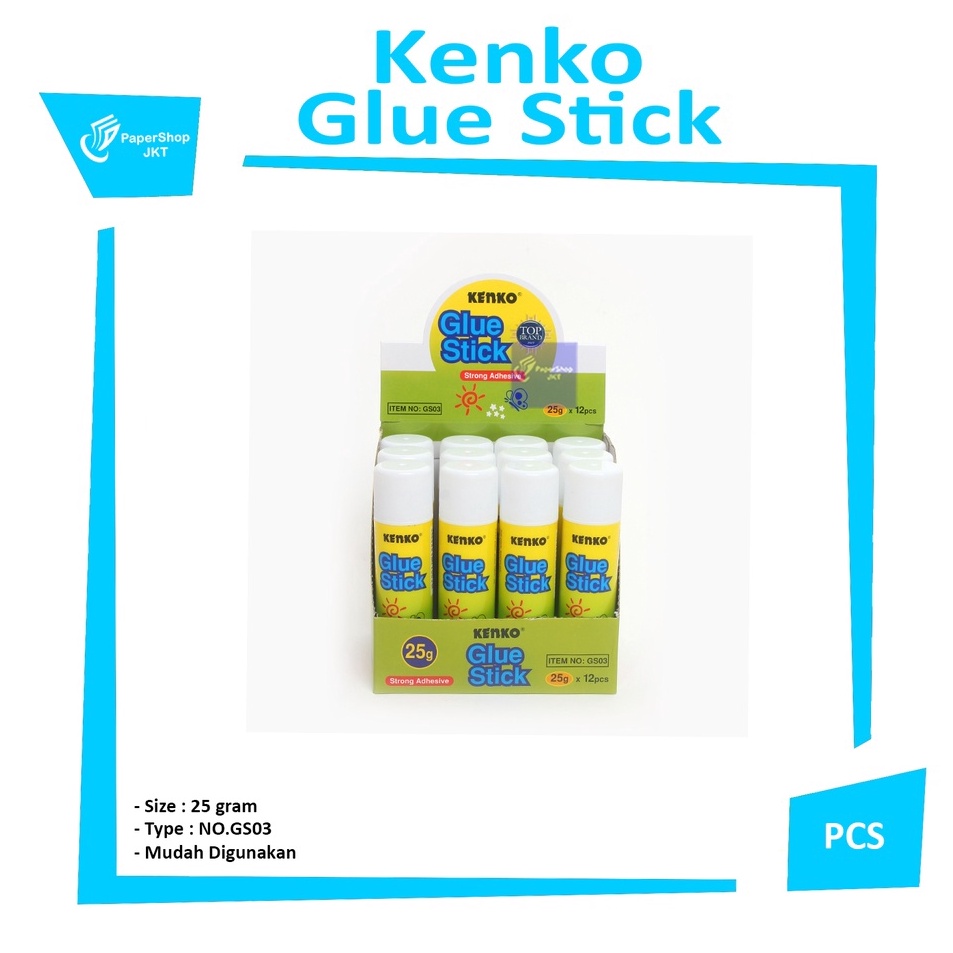 

Terbaru KENKO - Lem - Glue Stick 25 gram - Pcs