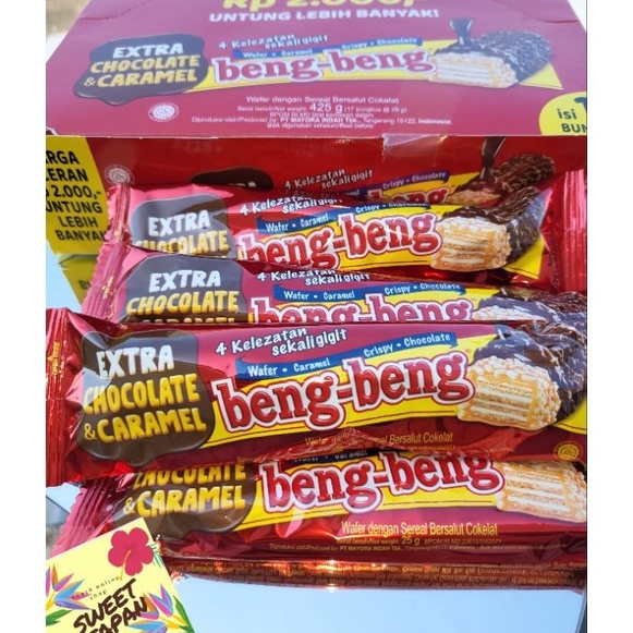 

Model Baru PROMO BENGBENG BENG COKLAT CARAMEL MELTED isi 17 bungkus with extra caramel. Terbaru