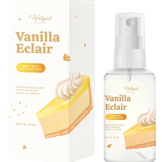 GROSIR MURAH [+1GIFT] READY Holigrels body mist parfume VANILLA ECLAIR POPCORN HOLIGREL KALA BODYMIS