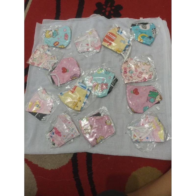 masker anak, motif cewek/cowok