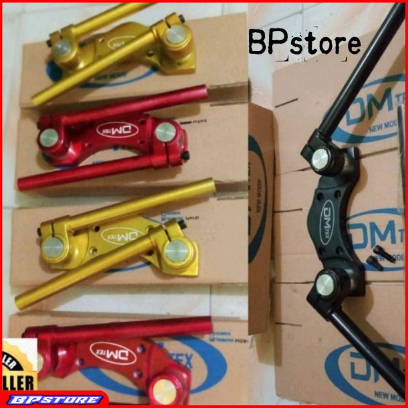 STANG JEPIT PLUS DUDUKAN MOTOR TIGER VERZA MEGAPRO BYSON BEAT STREET