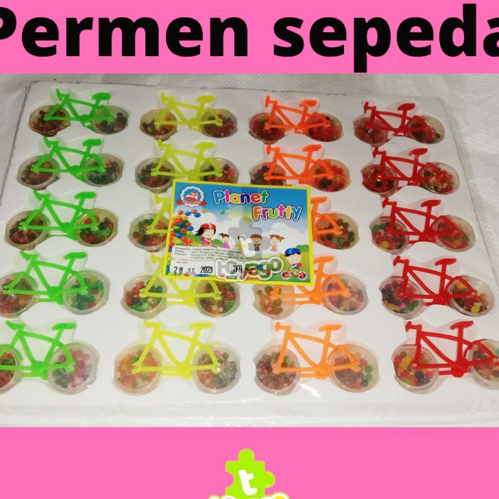 

HXDZ3927 XG34448 Permen Sepeda Isi 20 pcs Grosir Murah ( Aman dan Halal )