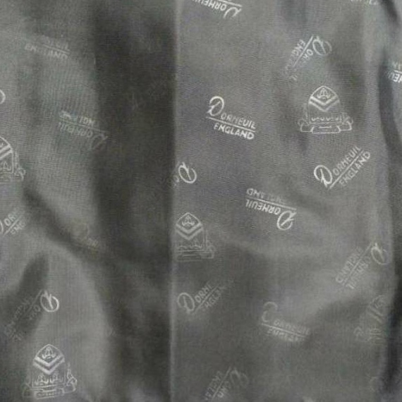 Ready Stok Kain bahan Saten furing Dormeuil satin puring jas blazer batik gamis khusus hitam Bestsel