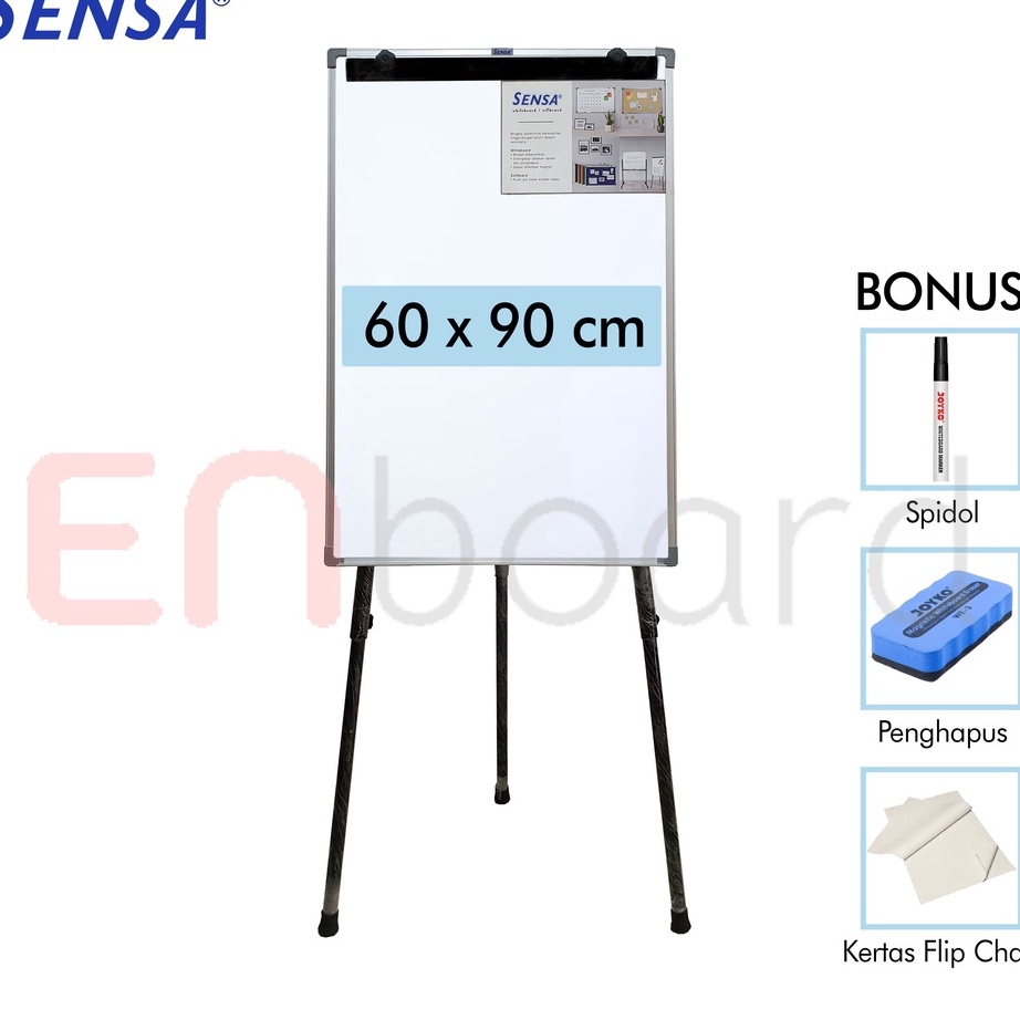 

Best Product Flip Chart / Flipchart / Papan Presentasi Sensa 60 x 90 cm