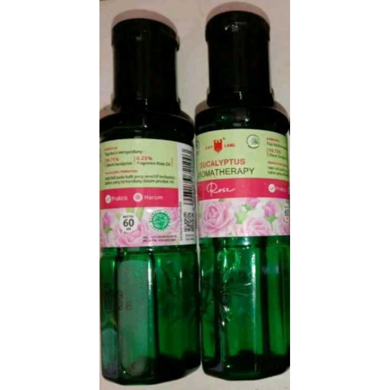 Cap Lang Minyak Kayu Putih Aromatherapy Rose 60Ml, Cap Lang Kayu Putih Aromatheraphy Lavender 60Ml