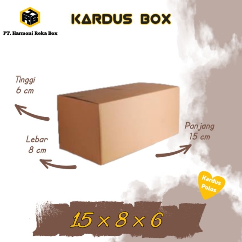 

Kardus/Box Packing Paket Kecil Polos Ukuran 15x8x6 cm