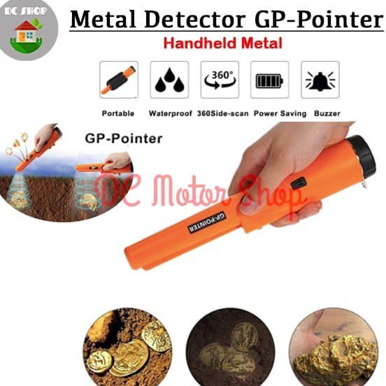 Terupdate GP Pointer Metal Detektor /Alat Deteksi Logam Metal Emas Perak