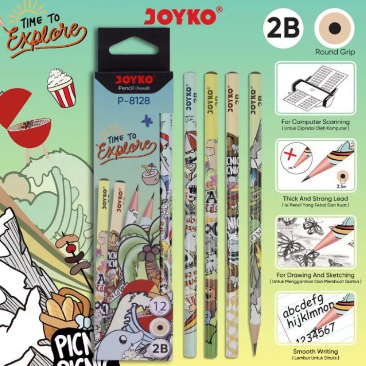 

Bayar Di Tempat Pensil Pencil Joyko P-8128 2B 1 Box 12 Pcs ➯✽✷