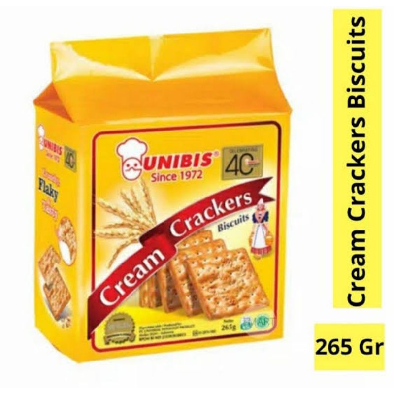 

Unibis Cream Crackers 265gr / Gabin Asin