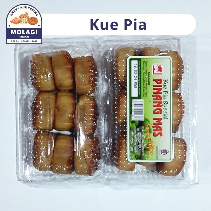 

Kue Pia Kacang Hijau Pinang Mas (isi 9 pcs) - Molagi Snack