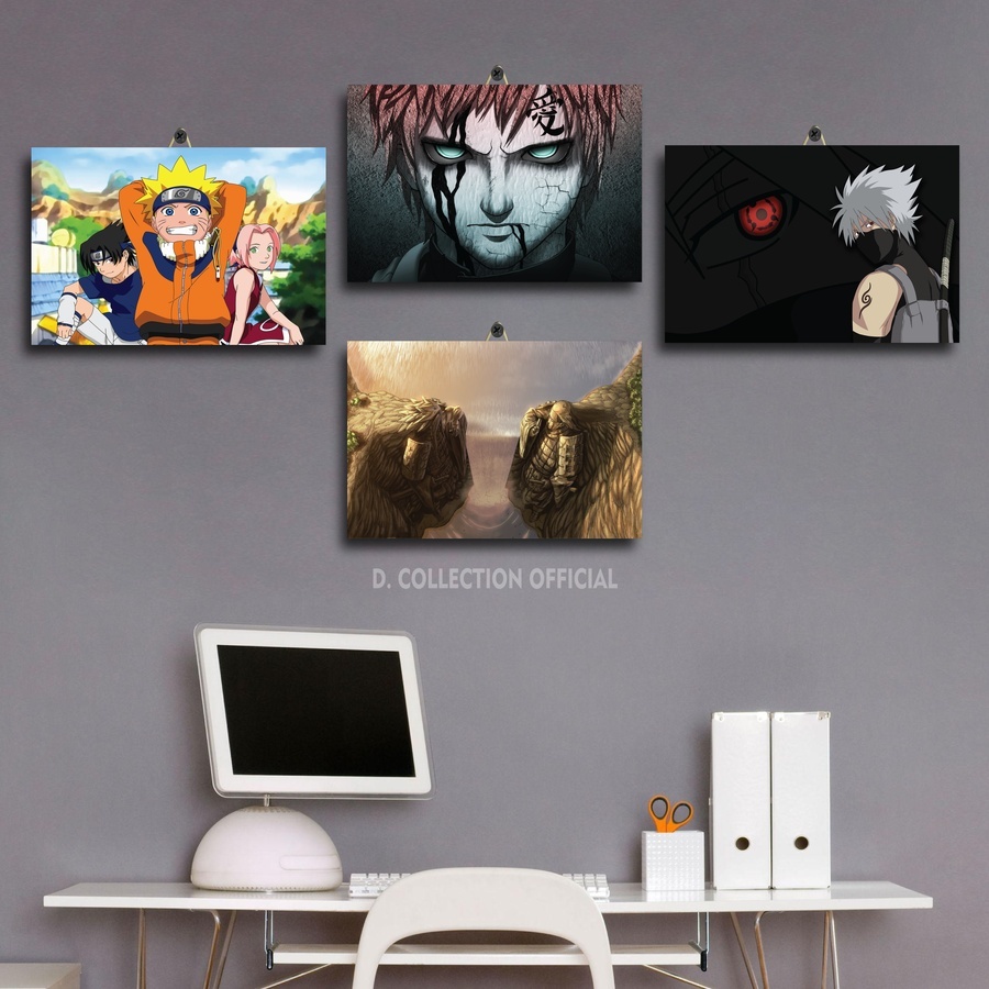 Pajangan Kamar Aesthetic Gambar Foto Naruto 20X30 / Poster Kamar Custom Wallpaper Anime Naruto Hinat