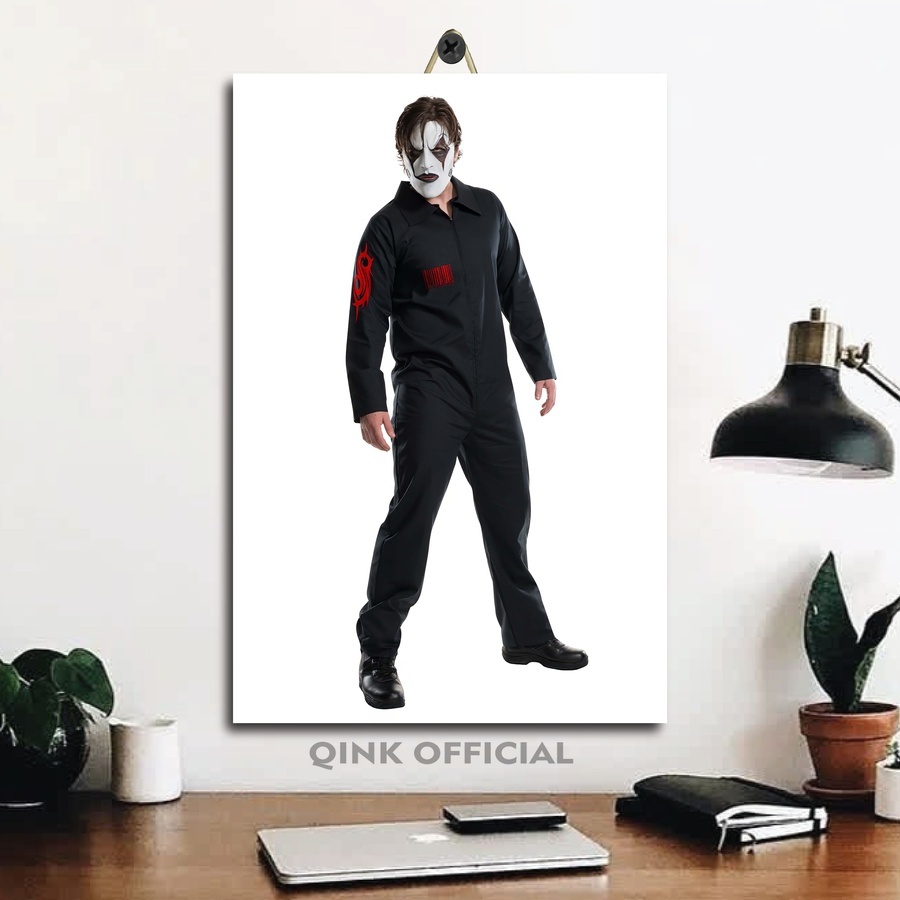 Dekorasi Dinding Besar Wallpaper Band Slipknot 20X30 | Poster Ruangan Vokalis Band Slipknot | Foto A