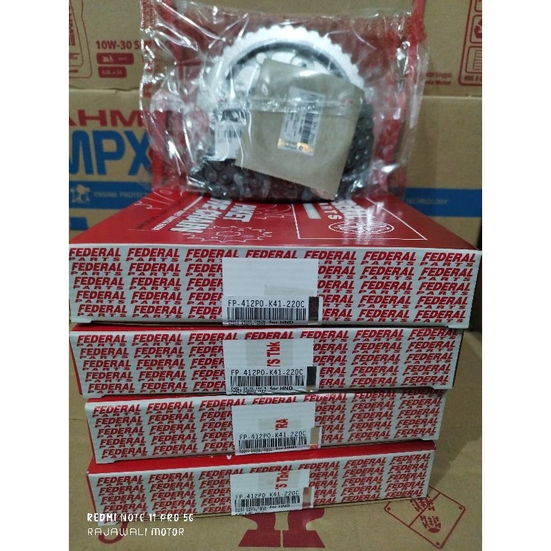 FP-142P0-K41-220C gearset supra x 125 helm in fi K41 federal original