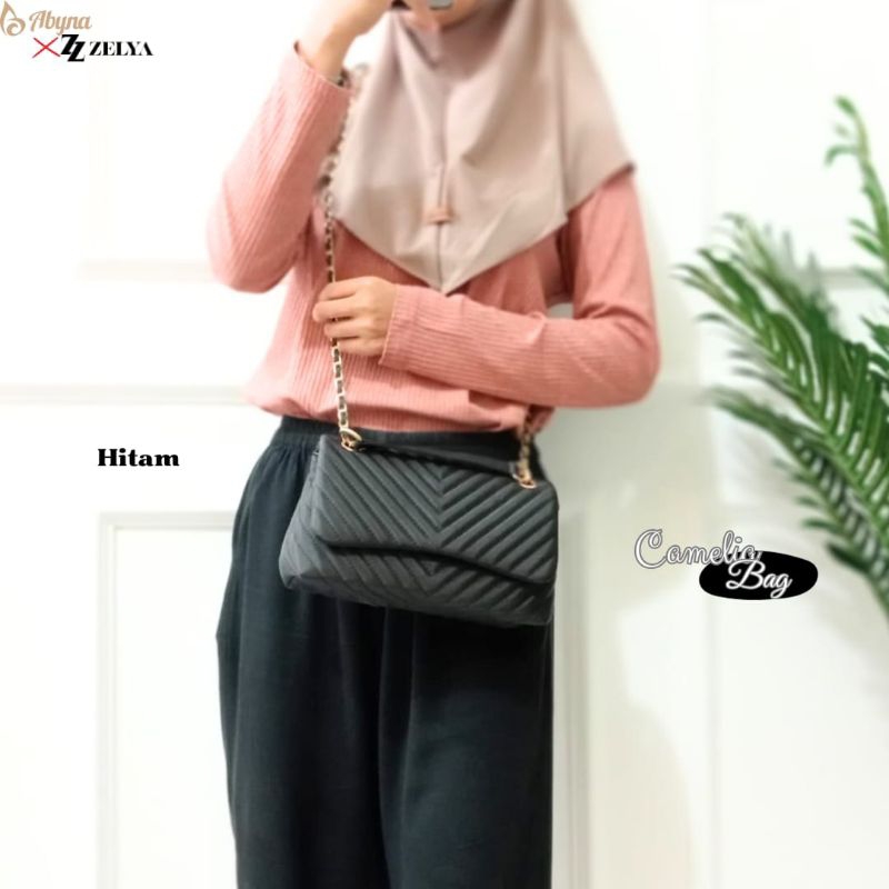 COD✅CAMELIA BAG BY ABYNA X ZELYA TAS SLEMPANG WANITA KEKINIAN/TAS CANTIK/TAS MURAH/TAS BERKWALITAS