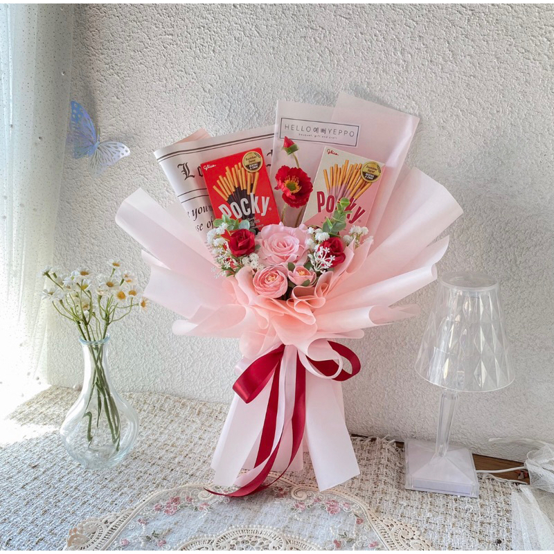 

Pocky Bouquet | Snack Bouquet Pocky | Buket Bunga Makanan Pocky | Buket Snack Pocky