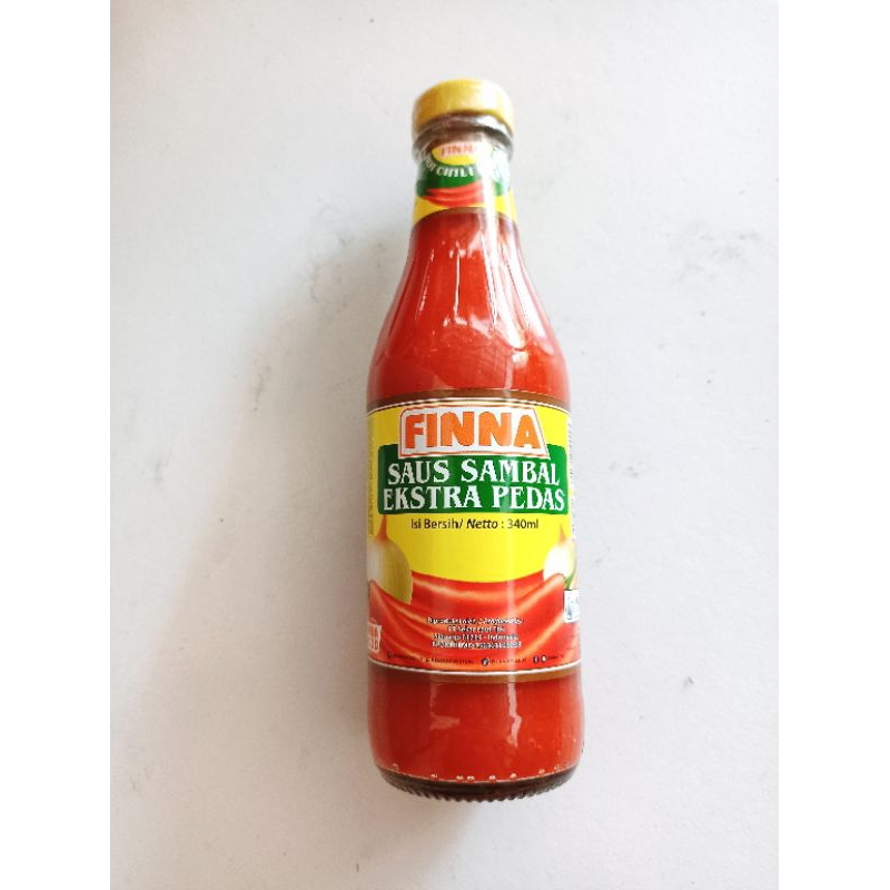 

Saos Sambal Extra Pedas Finna 340 ml