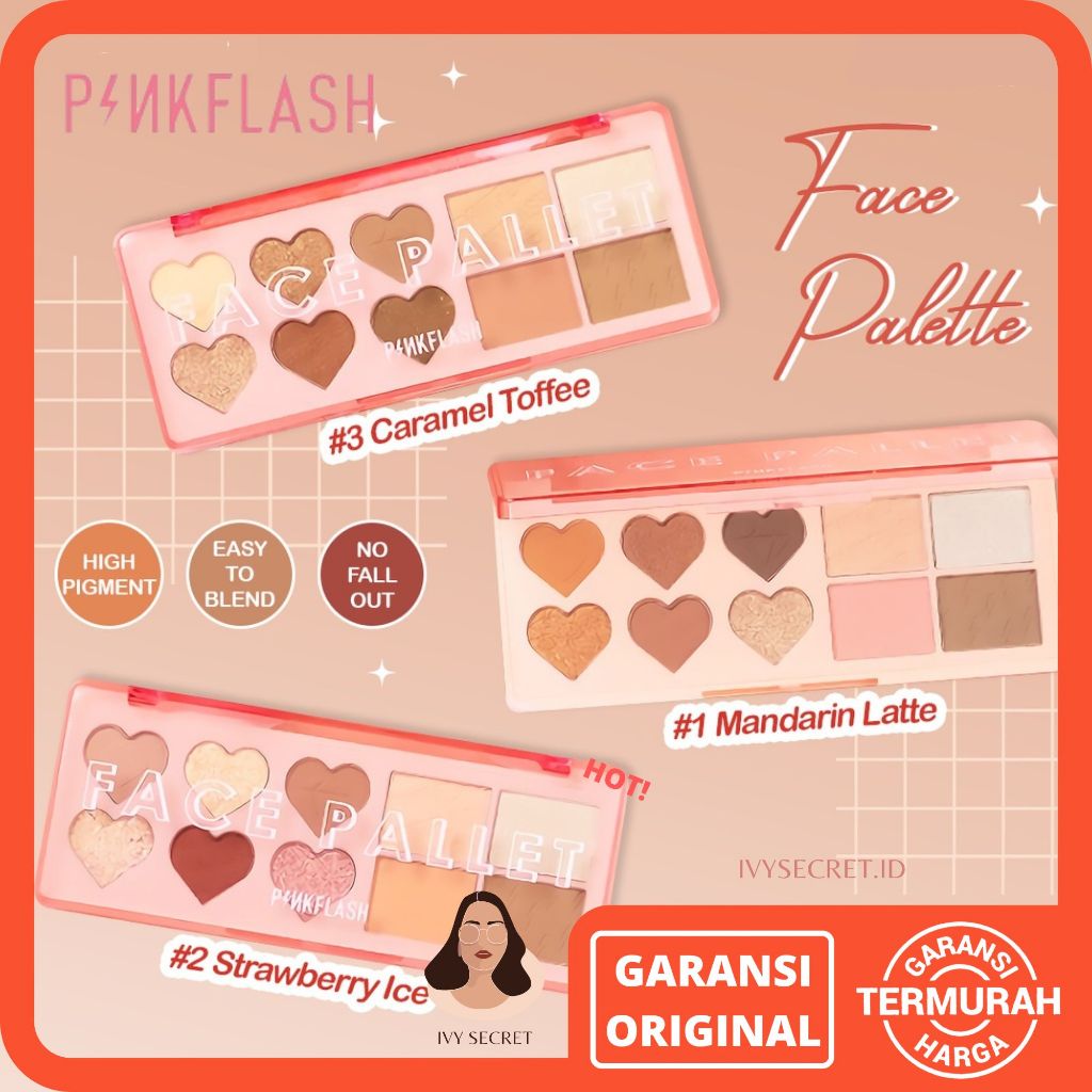 Pinkflash Multi Face Palette Eyeshadow Pinkflash Eyeshadow Palette Pinkflash Eyeshadow Pink Flash Ey