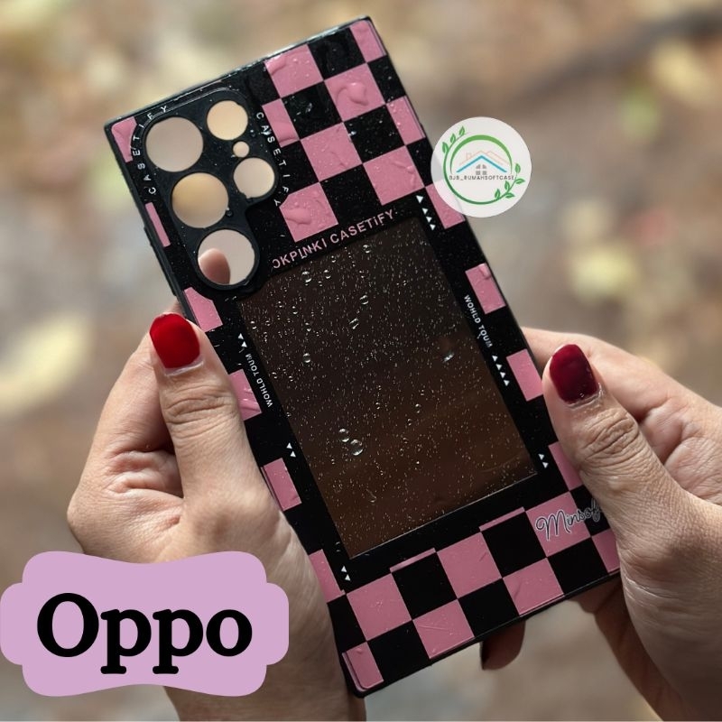 OPPO | CASETIFY MIRROR BLACKPINK FOR ANDROID OPPO A74 4G A95 4G A57 2022 A77S A53 A33 2020 A16 A16S 