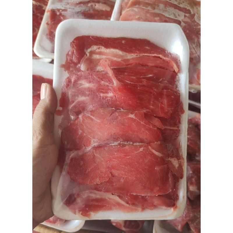 

Slice beef non lemak 250gram