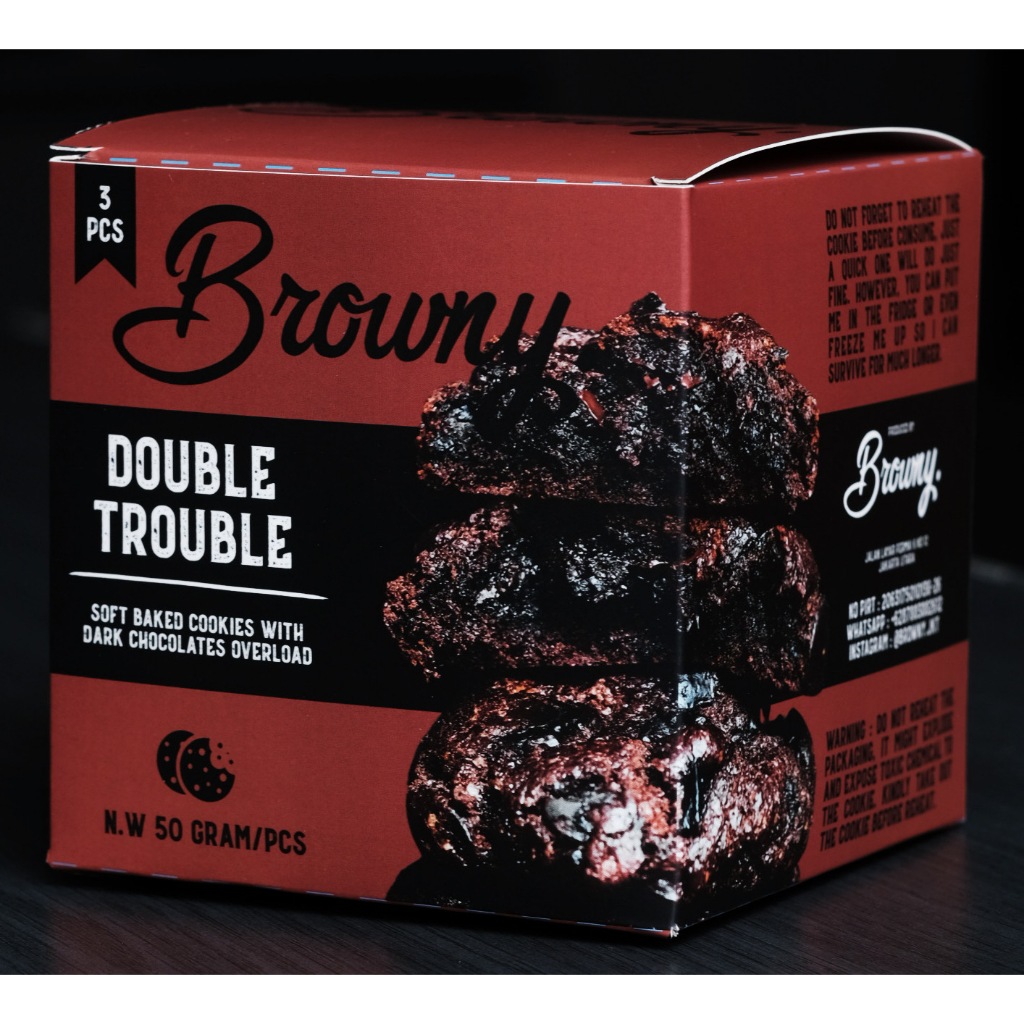 

Double Trouble Browny Cookies (3PCS)