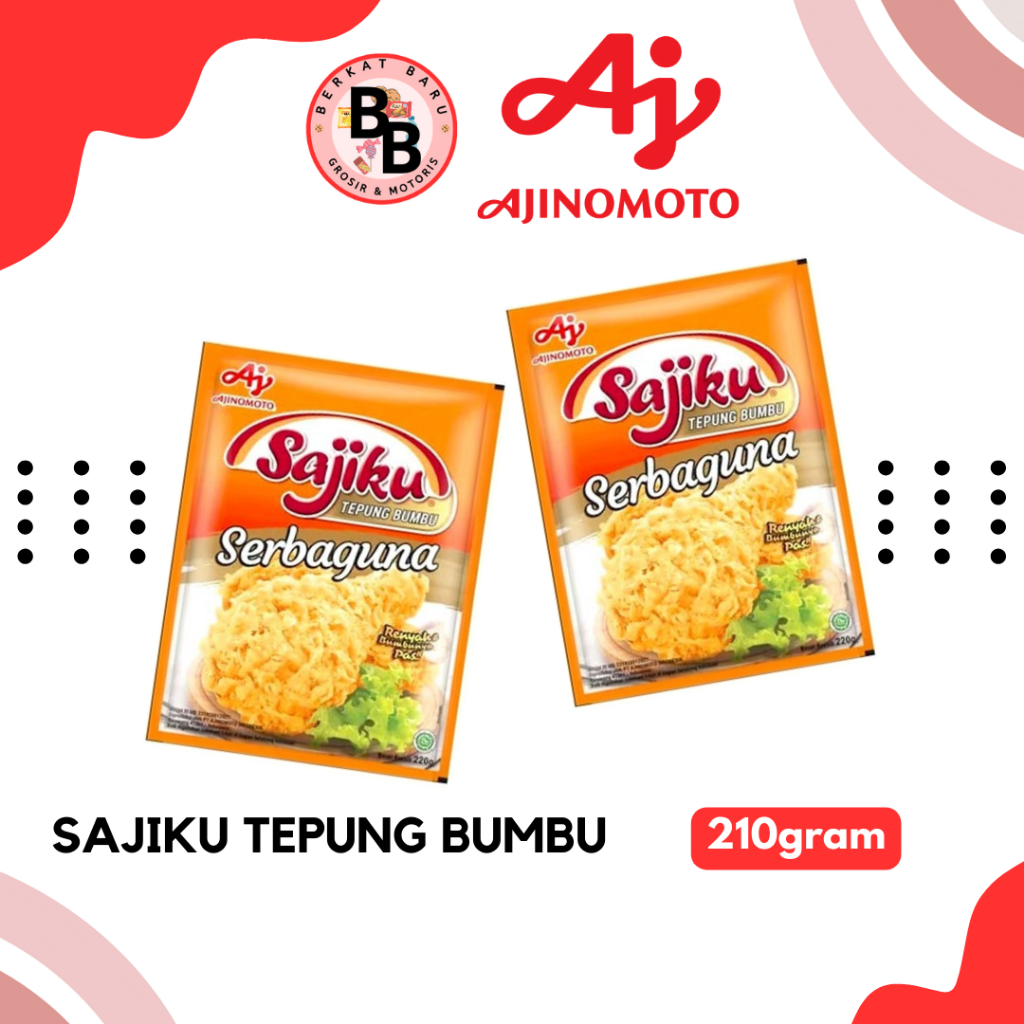 

[BB SEMBAKO] SAJIKU TEPUNG BUMBU 210GRAM HARAGA PER PCS