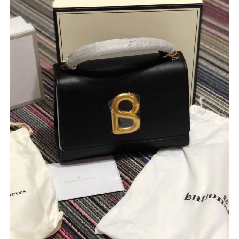 Alva Sling Bag Buttonscarves Black NEW