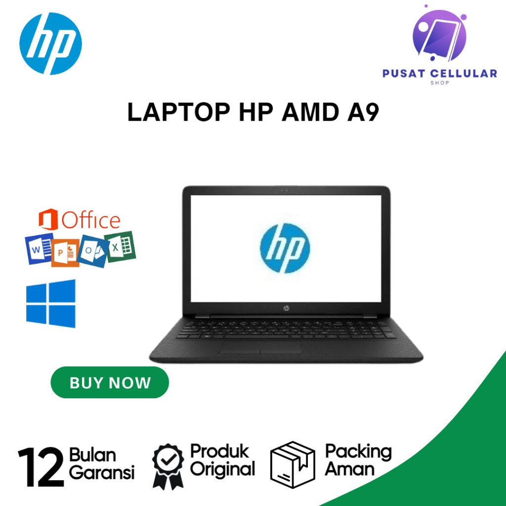 LAPTOP GAMING HP AMD A9-9420 / 1TB / 4GB DDR4 / AMD REDEON FREE TAS