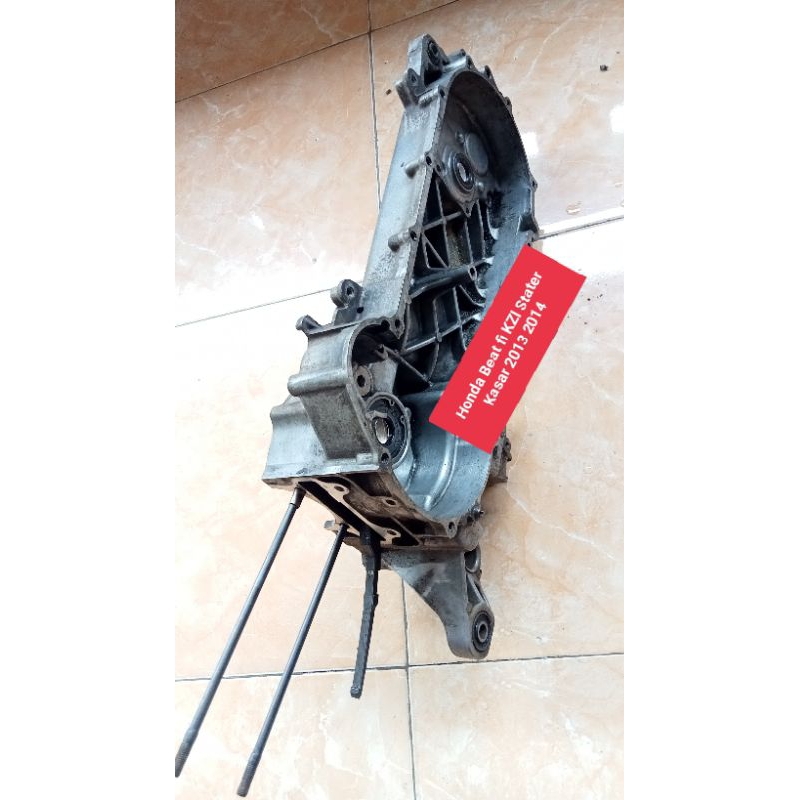 Block Crankcase Krengkes Kiri Honda Beat fi KZl Stater Kasar 2013 2014