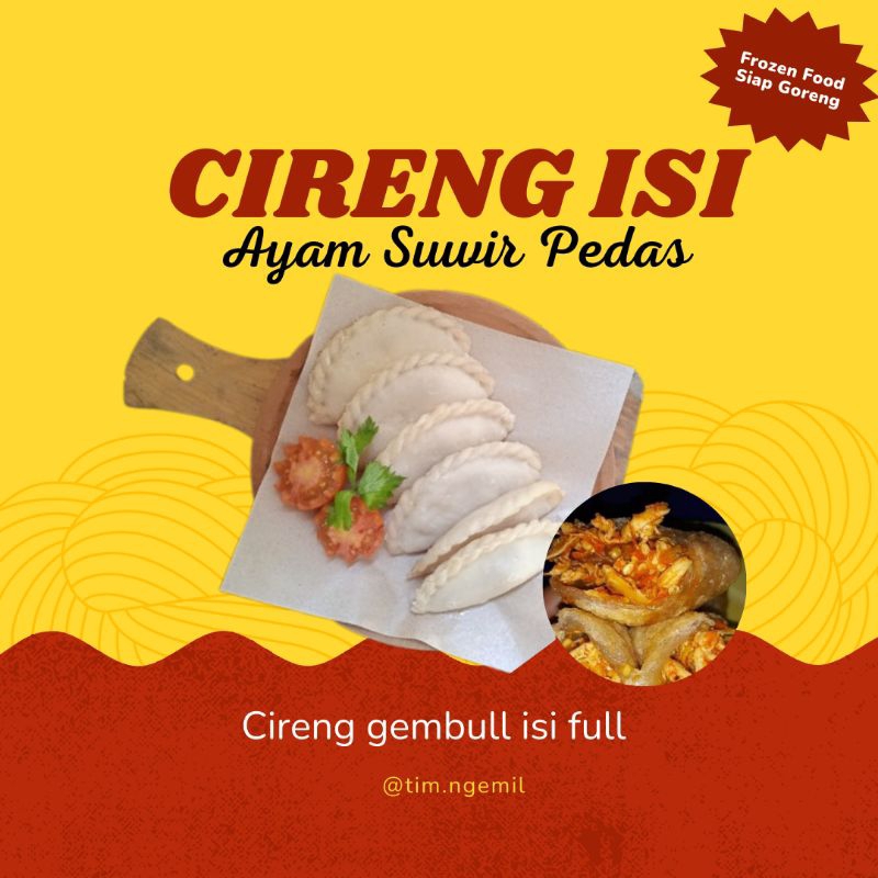 

Cireng Isi Ayam Suwir Pedas