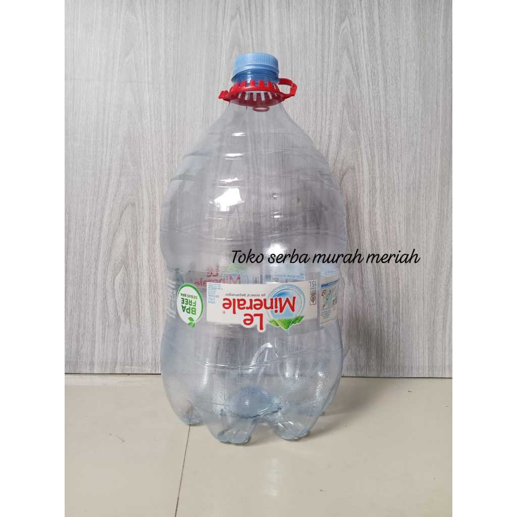 Galon Bekas / Botol Bekas / Galon Kosong Le Minerale 15 liter lengkap