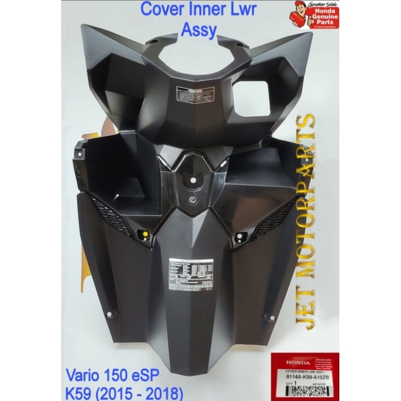 8114AK59A10ZB Cover Inner Lower Assy Dashboard Legsil Cover Kontak Vario 125 Vario 150 Led Old 2015-