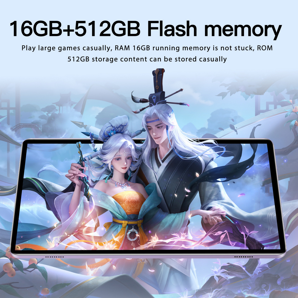 【Bisa COD】Tablet PC Baru Galaxy Tab P70Pro 12GB + 512GB Tablet Android 10.1inch Layar Full Screen Layar Besar Wifi 5G Dual SIM Tablet Untuk Anak Belajar