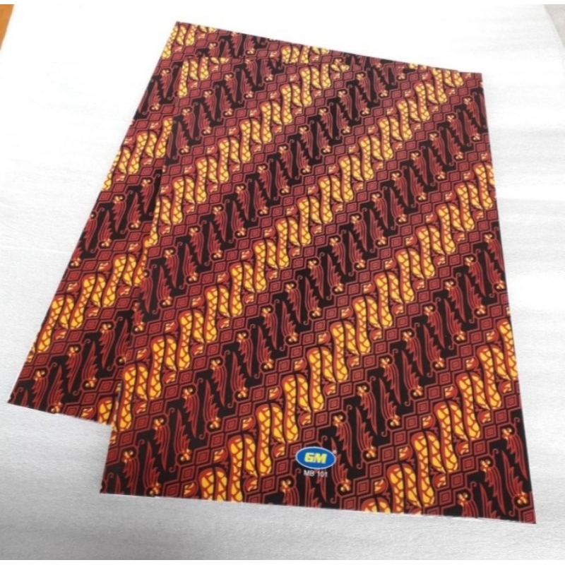 

Stopmap/Map Kertas Batik GM Folio (Gambar Ilustrasi)
