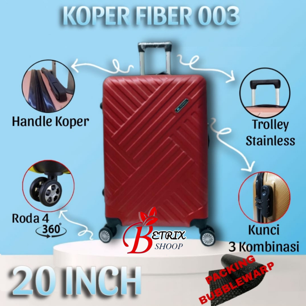 KOPER 20 INCH KOPER KOPER SEDANG 003 KOPER TAHAN BANTING KOPER RODA 4