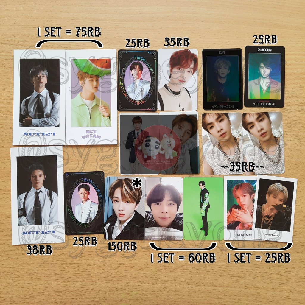 [TERMURAH] [CLEARANCE SALE] NCT DREAM  127  WAYV  Photocard PC (TAEYONG JISUNG XIAOJUN WINWIN SUNGCH