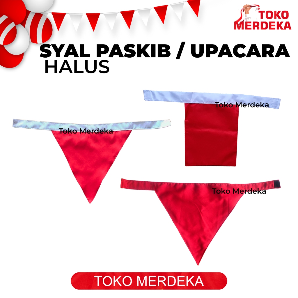 Syal Paskibra Merah Putih / Slayer Paskibra / Slayer Paskibra Merah putih
