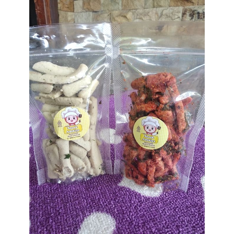 

Basreng Stick Daun Jeruk kemasan Pouch