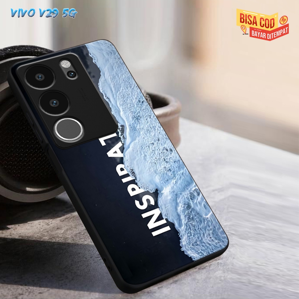 (CC216)CASING GLASS VIVO V29 5G CASING GLOSSY V29 5G CASE KACA VIVO V29 5G SOFTCASE VIVO V29 5G