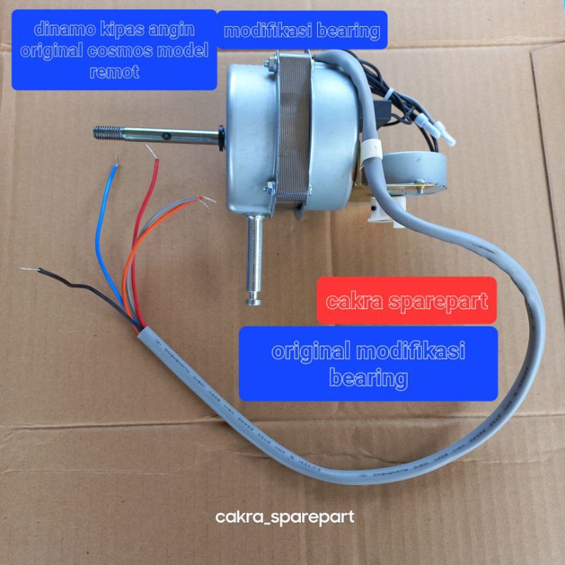 Dinamo kipas angin 16 inc original cosmos modifikasi bearing tipe remot
