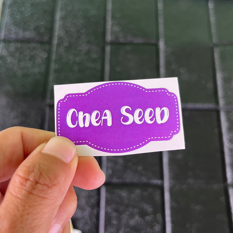 

Stiker bumbu dapur backgorund ungu anti air jual per nama