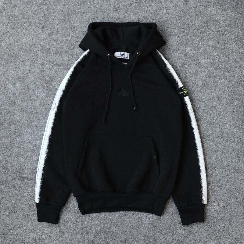 HOODIE STONE ISLAND x SUPREME STRIPE HD / HOODIE PRIA WANITA