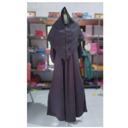 Gamis Syar'i set Khimar Dress Busui Jumbo Premium