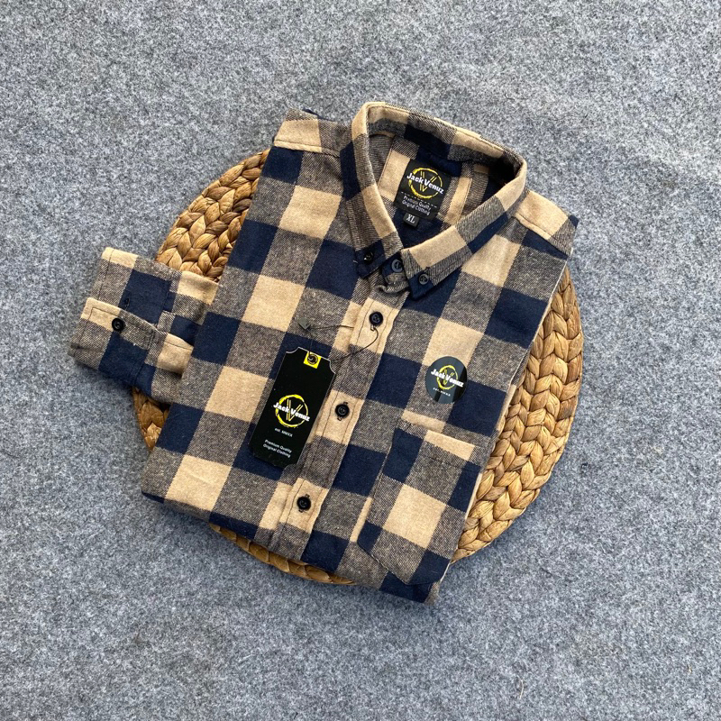 BIG SALE✨ Kemeja flanel pria Uniqlo kualitas super terlaris (MOTIF SULTAN) Lengan Panjang Motif Kota