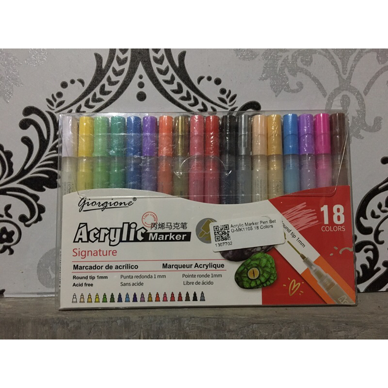 AQ GIORGIONE ACRYLIC MARKER SPIDOL AKRILIK