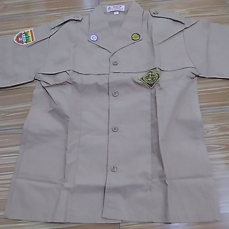 seragam pramuka smp /sma logo sumatera selatan