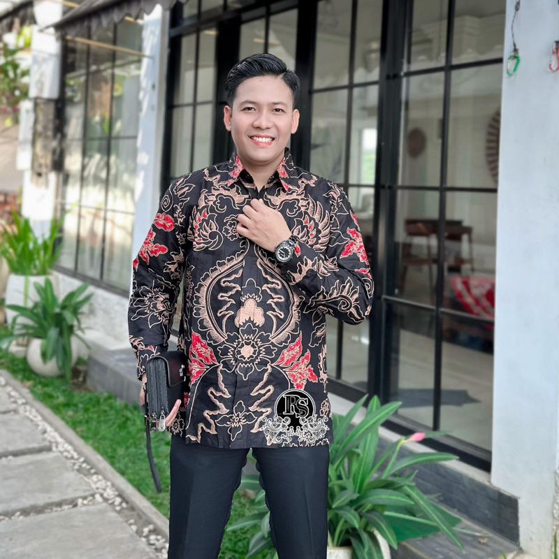 kemeja pria jumbo batik faforit pria batik xxxl bb 100kg batik pria batik pria dewasa lengan panjang