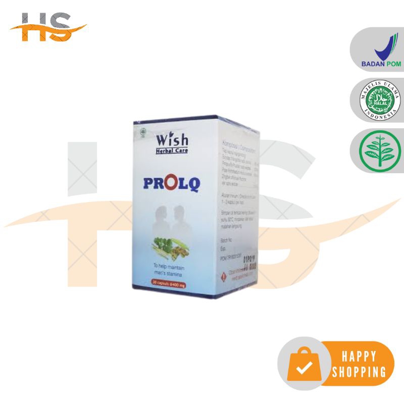 Wish prolq Asli Suplemen Penambah Stamina Original