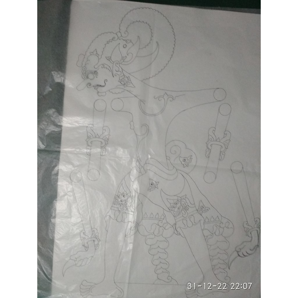 blak wayang werkudara